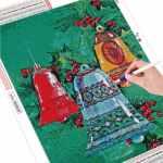 Teemantv&auml;rvimiskomplektid J&otilde;ulu Snoeman Full Square Drill 5D Teemanttikandid Allahindlus J&otilde;uluvana Seinakaunistused Full Round (20X30CM)