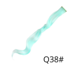 Leeons pikad s&uuml;nteetilised juuksepikendused Rainbow juuksepikendused lainelised juuksepikendused Clip In juuksepikendused looduslikust kiust 20 tolli