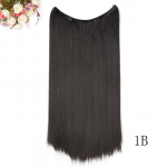 MISS WIG 24  n&auml;htamatu traat, ilma klambriteta juuksepikendustes Salajased kalaliinid juukseotsad S&uuml;nteetilised sirged lainelised juuksepikendused