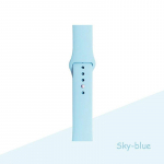 Silikoonrihm Apple Watchi k&auml;ev&otilde;ru jaoks 44 mm 40 mm 38 mm 42 mm kellarihm Apple Watchi rihma jaoks Correa Iwatchi seeria jaoks 7 6 Se 5 4 3 42 44mm ML