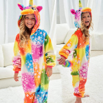 Kigurumi Onesie Kids Unicorn Pidžaamad Lastele Loomad Multikad Liiprid Beebi kost&uuml;&uuml;m Talvine T&uuml;drukud Licorne Jumspuit 6t