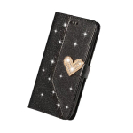 Glitter Bling &uuml;mbris Samsung A22 A32 A72 A12 A42 A51 S22 Ultra S21 S20 FE klapiga nahast raamatukaane jaoks Samsung S20 FE must