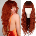 MERISIHAIR naiste mood pikk laineline must roheline parukas tukkidega Ombre v&auml;rvus must pruun blond s&uuml;nteetilisest kiust parukas naistele 26inches