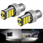 2TK 1156 BA15S P21W S25 7506 LED-pirnid suure v&otilde;imsusega Volkswagen Golfile 7 5 6 4 Passat B5 B6 B7 B8 Polo CC Tiguan MK4 5 6 valge