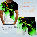 Meestemood Eagle print mood 3D T-s&auml;rk disainer meeste &uuml;likonna s&auml;rk uhke Hawaiian Beach print meeste l&uuml;hikeste varrukatega s&auml;rk top L