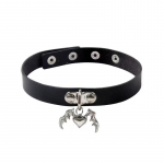 Chocker Sexy Heart Lock Key Neetid Black Goth Punk Chokers Gothic Choker kaelakee naistele Hip Hop Bondage Cosplay
