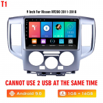 Icreative 2-din Android-autoraadio Nissan NV200 2011-2018 jaoks, 2-din auto multimeediumipleier Automaatne raadiostereo vastuv&otilde;tja