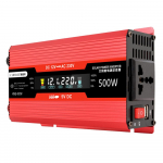 1200 W auto toiteinverter 12 V kuni 220 V vahelduvvoolu muundur p&auml;ikeseenergia inverter LCD digitaalne modifitseeritud siinuslaine 500W(220V)