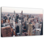 L&otilde;uenditr&uuml;kk Chicago Skyline Architecture 60x40 hall v&auml;rv