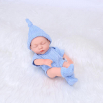 19 cm Child Reborn Doll Mini Simulation Full Body Pehme kummiemailiga nukk T&uuml;drukule Kingitus Nukk Nukk 19cm