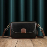 Johnature Simple ehtsast nahast Crossbody kotid naistele Vintage pehmest naturaalsest ehtsast veisenahast &uuml;hev&auml;rvilised &otilde;lakotid must