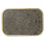 Asteekide p&auml;ikesekalendri rihma pandla salap&auml;rane iidse maiade tsivilisatsiooni muster