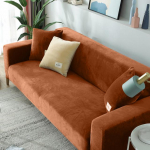 Velvet Plush diivani kate Elastne paks veniv tugitooli diivani kate nurgadiivani katted elutuppa L kujuga 1/2/3/4 istekohaga 4-Seater 235-300cm