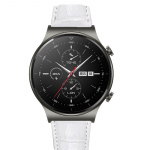 Kvaliteetne nahast rihm Huawei kella GT3 GT 2 Pro 2e 46 mm 42 mm kellarihma jaoks Honor Magic Watch 2 ES GS 3 k&auml;ev&otilde;ru jaoks Band Width 22mm valge