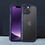 Tugeva t&ouml;&ouml;v&otilde;imega matt s&uuml;sinikkiust &uuml;mbris iPhone 14 14pro 14max 13 Mini 12 11 Pro Max X Xs Xr 7 8 Plus p&otilde;rutuskindel, vastupidav armor Capa For SE 2022-SE 2020 sinine