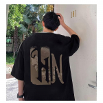 Meeste l&uuml;hikeste varrukatega T-s&auml;rgid Graafilise tr&uuml;kiga Mood Poole varrukatega T-s&auml;rgid Meeste Riided Vabaaja T-s&auml;rgid Meeste Suvised Korea retro Topid M must