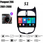 2Din autoraadio Peugeot 206 206CC 206SW jaoks 2000-2016 Citroen C2 2004-2008 Player Android WIFI GPS Navigation Stereo Radio 1+16GB A