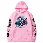 Anime Hoodies Demon Slayer Hoodie Oversize meeste dressipluusid Kapuutsiga dressipluusid Unisex tr&uuml;kitud pullover T&auml;navar&otilde;ivad meeste r&otilde;ivad M