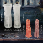 3D-loov Halloweeni silikoonist pealuu vormivaha sulatab vormi DIY k&auml;sit&ouml;&ouml;kaunistused