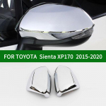 For TOYOTA Sienta XP170 2015- car Rearview mirror cover trim, accessories chrome silver Side Turn Signal Mirror