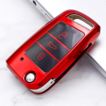Uus moodne TPU auto klappv&otilde;tme korpuse kate VW Volkswagen Golf 7 MK7 Tiguan MK2 jaoks Seat Ateca Leon FR Ibiza Skoda Octavia Kodiaq jaoks punane