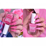 K&uuml;&uuml;nelakkide komplekt, toksiinivaba k&uuml;&uuml;nelakk, kauakestev, kriimustuskindel k&uuml;&uuml;nev&auml;rvi emailiga COMBO 2 tk. (10 ml iga x 2) (Roosad) (10ml each X 2)