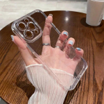 Luksuslik l&auml;bipaistvast pehmest silikoonist telefoni&uuml;mbris iPhone 14 12 11 13 Pro Max Plus 14Pro 14Plus 14promax p&otilde;rutuskindla objektiiviga kaamera kaitse TPU tagakaane korpus For iPhone 11 puhas