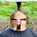 Spartan kiiver 300 Movie Suur kuningas Leonidas Spartan Kiiver Keskaegne Kantav kiiver Tugevast terasest sisemise nahkvoodriga Parim kingitus