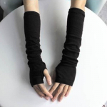 FAITOLAGI Mood Naiste Talvised Kootud Kindad Talvised K&auml;esoojendajad Kindad S&otilde;rmedeta Pikad Kindad one size must