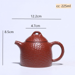 Yixing klassikaline filtriga teekannud lilla savi teekann toormaagi Dahongpao iluveekeetja kohandatud butiik teekomplekt s&otilde;brale kingitus 225 ml 225ml