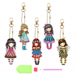 1 komplekt Teemantmaali v&otilde;tmehoidja kahepoolse disainiga peen armas multifilmi v&otilde;tmehoidja kodu kaunistamiseks sinine/kollane