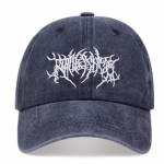 Gothic Street Punk Frauen meeste pesapallim&uuml;ts 100% puuvillast reguleeritav puhas must spordim&uuml;ts naiste hip hop isam&uuml;ts