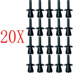 Bmw 3-seeria E91 E92 jaoks esirattakoopa dekoratiivklambrid sisevoodri voodri pritsmekaitse 5 mm plastikust neediklambrid 51161881149 20X