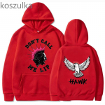 Unisex Cobra Kai Merch kapuutsid Unisex naiste talvised t&auml;navar&otilde;ivad Kull Don't Call Me Lip Letter Kapuutsiga dressipluus pikkade varrukatega riided L