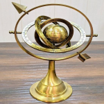 Messingist taevagloobuse armillary gloobuse esitlus, messingist armillary kerakujuline lauaplaat messingist kaunistused, j&otilde;ulukaunistused, kingitus