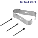 Fonken 1set Samsung Galaxy Z Fold 5/4/3 Fold Edition puutepliiats S-pliiatsi otsaotsatele koos eemaldamispintsettide t&ouml;&ouml;riistaga must