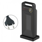 Kaasaskantav k&uuml;ttekeha 1500 W PTC keraamiline termostaadiga k&uuml;ttekeha, 80&deg; v&otilde;nkuv, 5 režiimi, 12h taimer, ohutuskaitse, elektriline k&uuml;tteseade EU Plug must