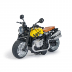 1/12 R Nine T retromootorrataste simulatsiooniga sulamist vana klassikaline mootorratta mudel kollektsiooni m&auml;nguautole, kingitus lastele 1/12-14x9x7cm kollane