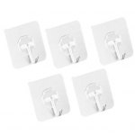 Kasulik iminapa konks veekindel kulumiskindel seinakinnitus Isekleepuv vannitoakonks elutoa vannitoakapi jaoks 5pcs