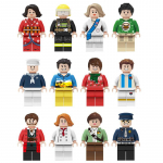 12 tk Urban Professionaalne Nuku Ehitusplokkide M&auml;nguasjakomplekt Lastele Kokkupandav Hariv ehitusplokkide m&auml;nguasi