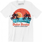 Beach Sun The Outer Banks North Carolina Summer Vacation Unisex T-s&auml;rk Tee S