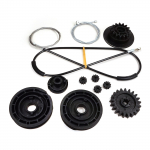 EDP1206 vasakpoolse elektrilise l&uuml;kandukse ajamis&uuml;steemi juhtsiinide komplekt Mercedes Vito London Taxi jaoks 6397330035