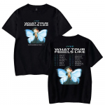 JVKE T-s&auml;rk 2023 What Tour Feels Like North American Tour Merch Crewneck Short Sleeve Tee Naiste Unisex T-s&auml;rk Hip Hop Clothes Unisex L