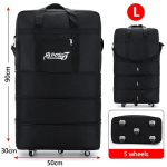 Veekindel kaasaskantav veerev reisikohver &otilde;hukandekott Unisex laiendatavad kokkupandavad ratastega Oxfordi pagasikotid XA49CT L