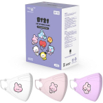 Edge Line Friends BT21 Art Symbol Bird Beak Color Mask Small COOKY Minini 3 t&uuml;&uuml;pi x 10p komplekt, 30 lehte, 1 komplekt white