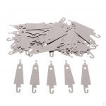 50Pcs Steel Hook Threader Help For Hand Sew Ribbon Embroidery Stitching Sewing DIY craft work Set