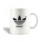Mug en C&eacute;ramique logo Adidas Noire Marque de Mode