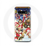 &Uuml;mbris Samsung Galaxy S10 One Piece Christmas Day Anime Manga jaoks