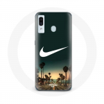 Coque pour Samsung Galaxy A20e Nike palmier miami