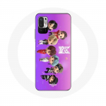Coque pour Xiaomi Redmi Note 10T 5G BTS TinyTAN Animation Affiche RM Jin Suga J-Hope Jimin Jungkook Et V Mic Drop Danse